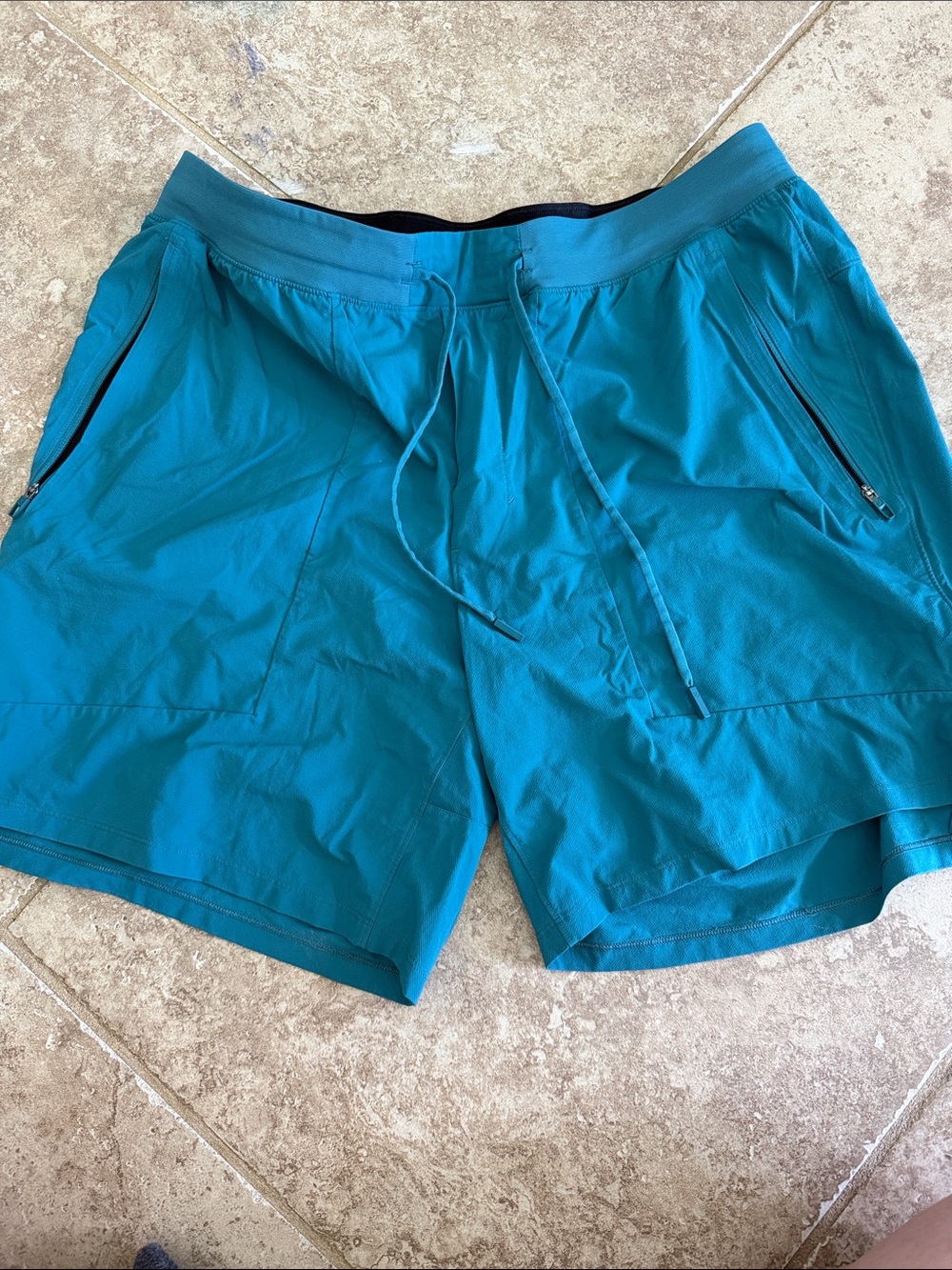 lululemon athletica Men's Athletic Shorts - Teal Blue